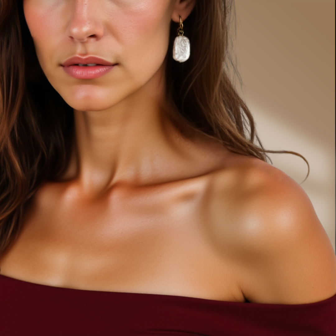 Aurelia | parel oorbellen