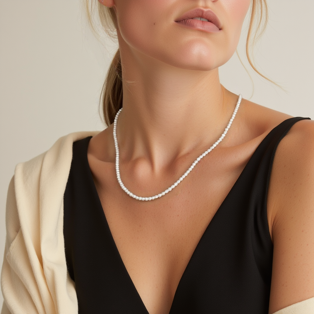 Isae | fijne parelketting