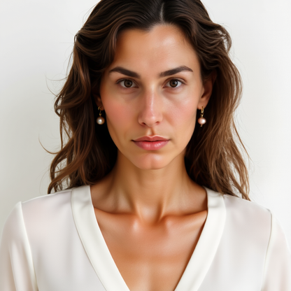 Maeve | gekleurde parel oorbellen